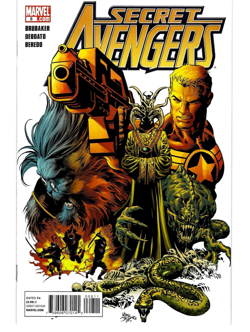 Secret Avengers #8 (2010), Marvel Comics, Beast, Captain America